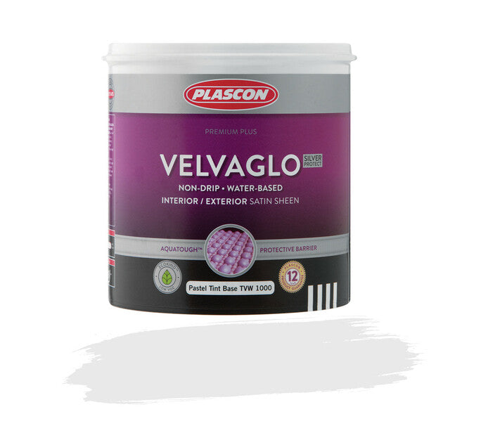 Water Based 1L Plascon Non Drip Velvaglo White Mica Durban North