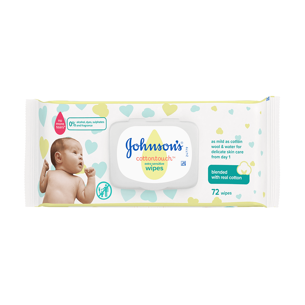 Johnson's cotton deals touch baby wipes
