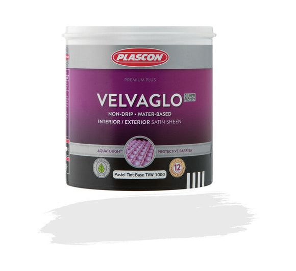 Water Based 1L Plascon Non Drip Velvaglo White