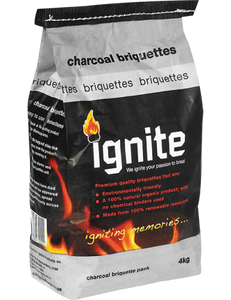 Ignite briquettes