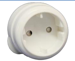 SCHUKO 1 X 16A Round Adaptor